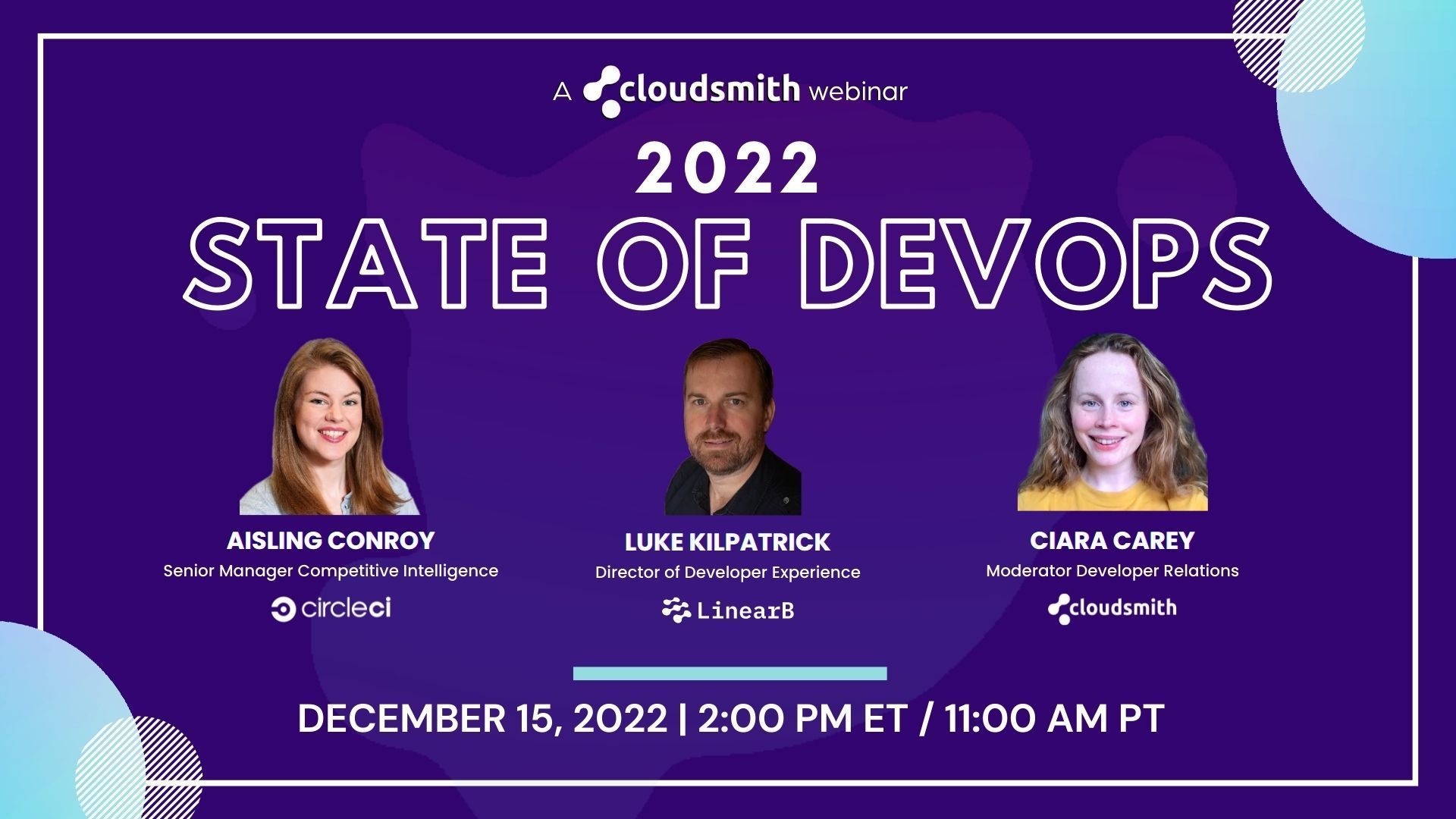 State of <b>DevOps</b> moderator Ciara Carey recaps the Dec 15 session. 